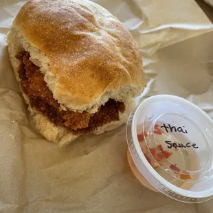 Panko Crusted Chicken Sandwich