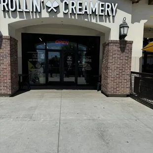 Front of the business