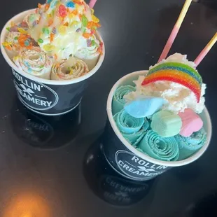 Fruity Pebbles Ice Cream and Lucky Charms Ice Cream
