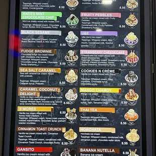 Menu part 2