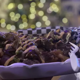 Loaded fries with TriTip