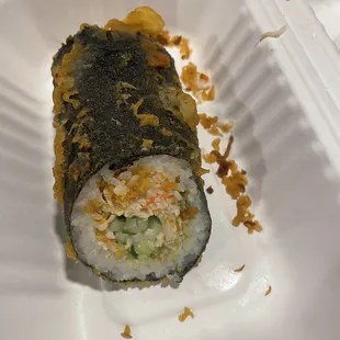 Half of the Gold Rush burrito!