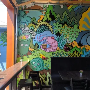 A high shrimp playing bongos. Super fun sushi restaurant! Thank you!!