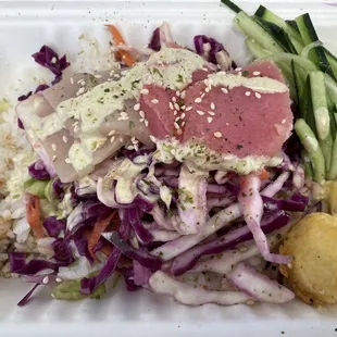 Hey Macarena as a Poke Bowl