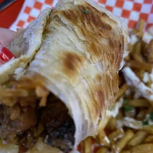 Brisket paratha