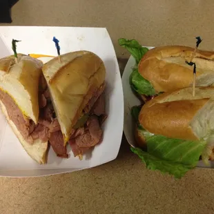 Pastrami and Buffalo Chicken