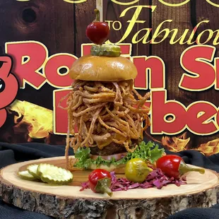 The Outlaw Burger. Voted &quot;Best Burger&quot; in Vegas!