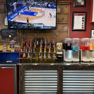 All the sauces and drinks!