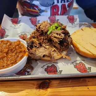 Chopped Pork Sandwiches