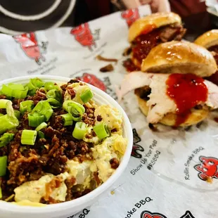 Sliders, Potato Salad