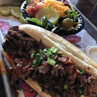 Chopped Brisket Sandwich