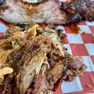 ulled pork and ribs