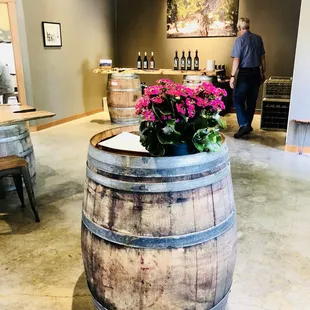 The tasting room.