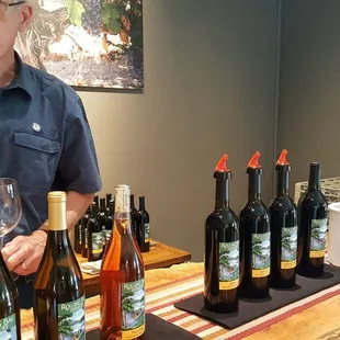 Tasting station with very kind, knowledgeable gentleman. Thanks Peter! (6/9/18)