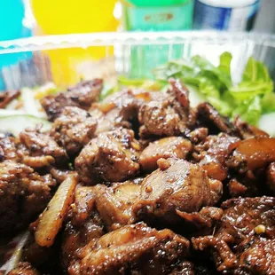 Our Lemon-Soy Chicken!