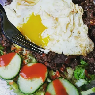 Popping the yolk is the best part!