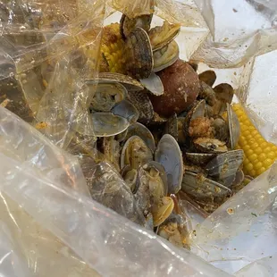 Louisiana Cajun clams 1 lbs medium spicy