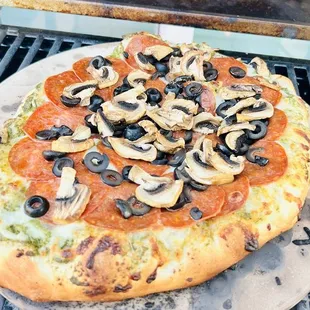 Love buying their dough for home made pizza.