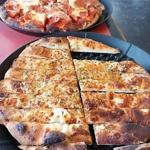 Small bread sticks and medium pepperoni