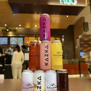 Kazka at Rolling Thai! Whole 8 drink line up