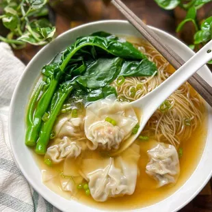 Wonton Noodles Soup
