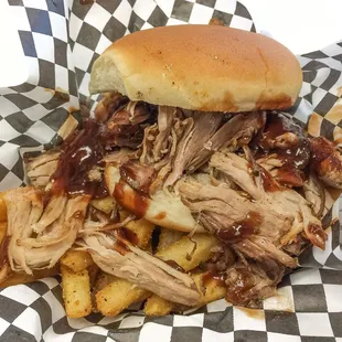 pulled pork and fries - I liked it