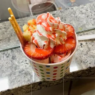 Strawberry cheesecake