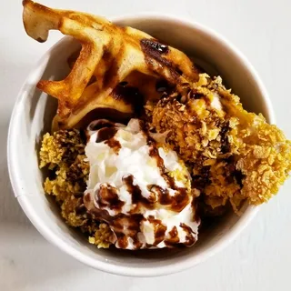 Waffle Fried Ice Cream