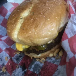 Cajun burger