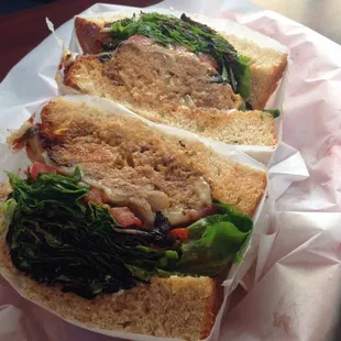 Meatloaf sandwich! Forgot what it was called but the meatloaf for scrumptious!