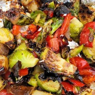 Fire roasted vegetables