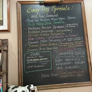 Specials today