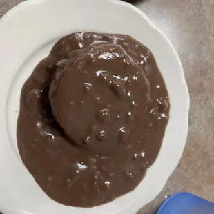1/2 biscuit &amp; chocolate gravy