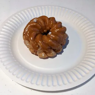 12/26/22 Glazed Cruller with Maple Icing