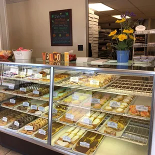 a variety of pastries
