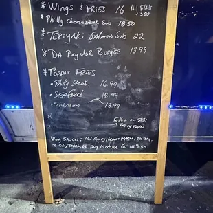 @RollingPoppa Menu