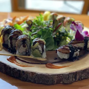 Las Vegas roll w/ salad