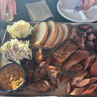 Everything on one plate so delicious