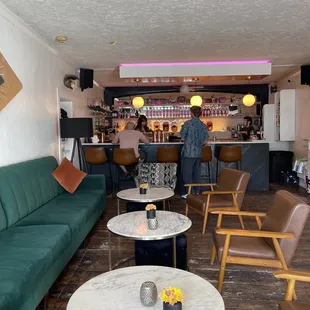 Rolling Still Distillery and Lounge, Taos, NM June 9, 2023 - Lounge area