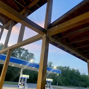 Beautiful view of sunsets out front.