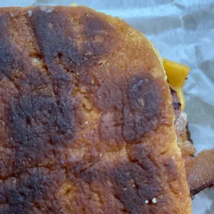 The bottom of the biscuit