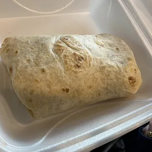 Chicken burrito