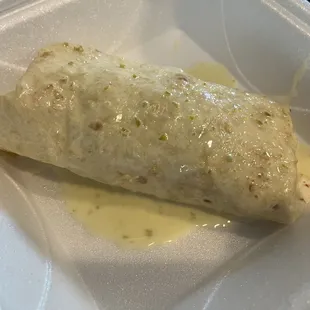 Chicken burrito