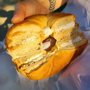 Bagel cream cheese
