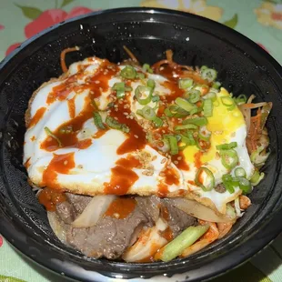 Dolsot Beef Bibimbap Bowl