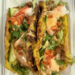 Banh Xeo Tacos Burritos