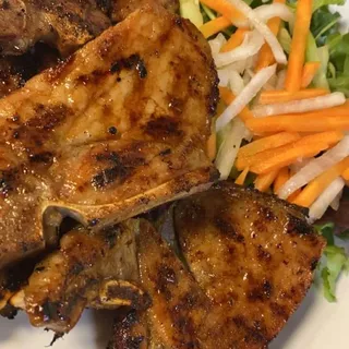 Pork Chops Over Rice