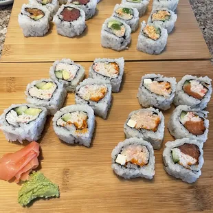 Standard Special and Spicy Sushi Special