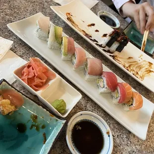 sashimi, sushi and sashimi, food, sushi