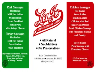 Lajo Genuine Italian Sausage